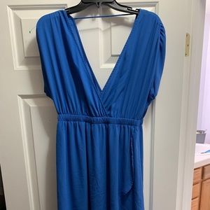 Blue cocktail dress